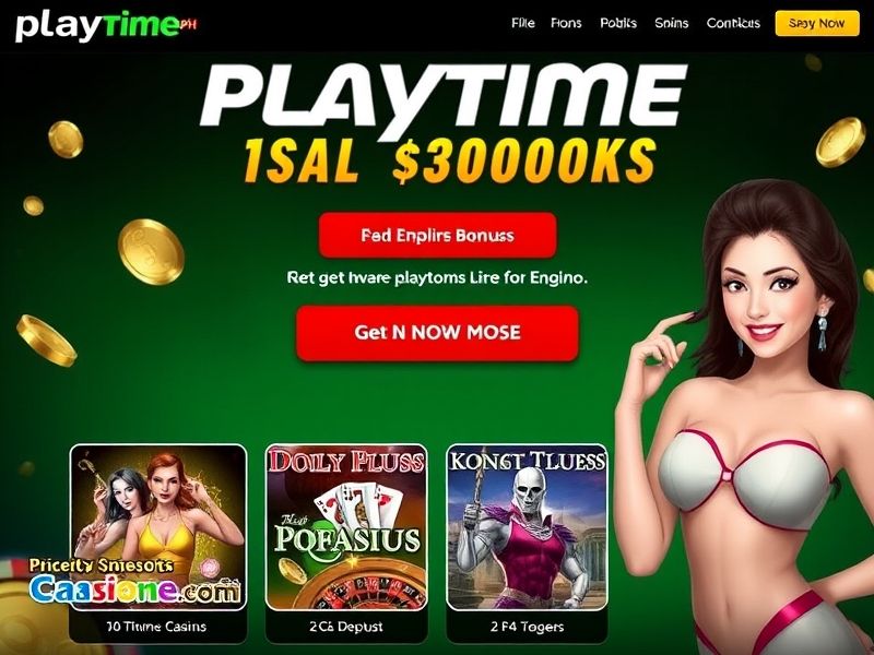 Official playtime ph.com – your premier destination for trusted online gambling. Discover the latest casino games, exclusive bonuses, and expert tips for poker, slots, and live dealer entertainment.